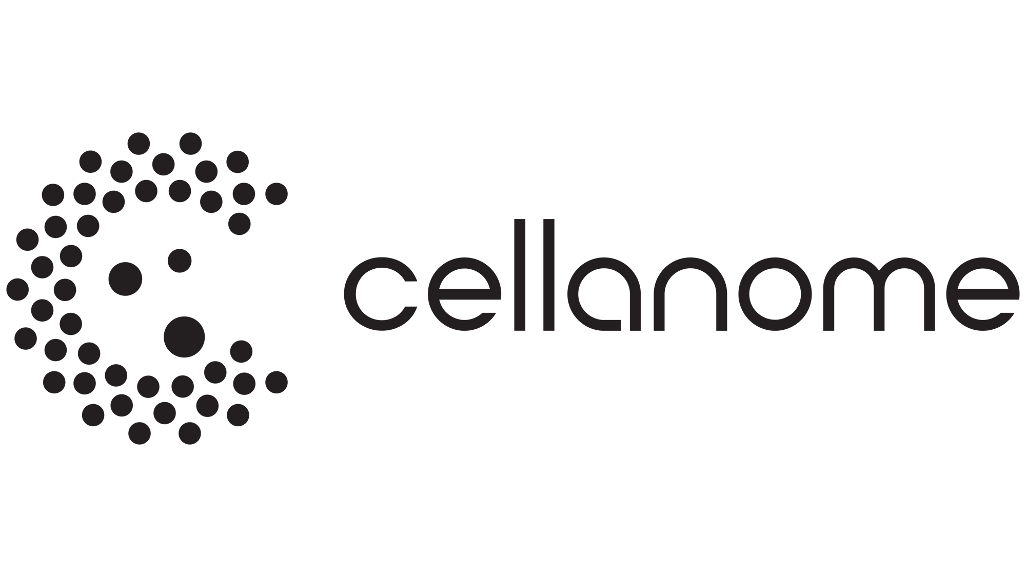 Cellanome logo-on-black