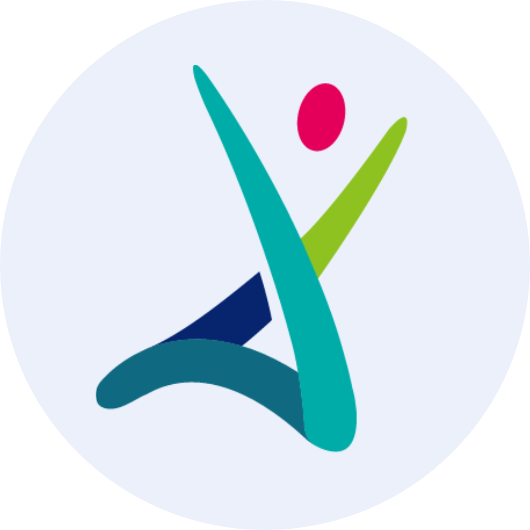 Psomagen Logo Blue Background