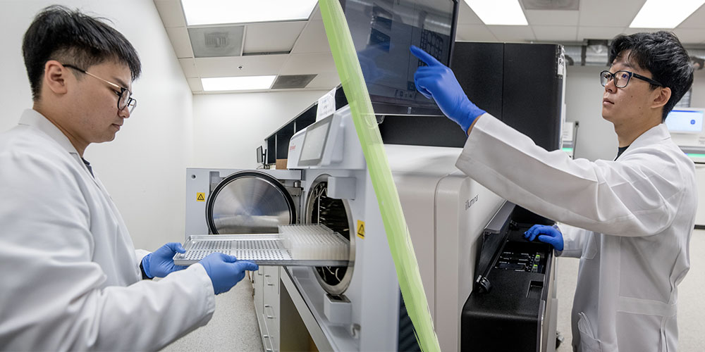 Genomics lab equipment