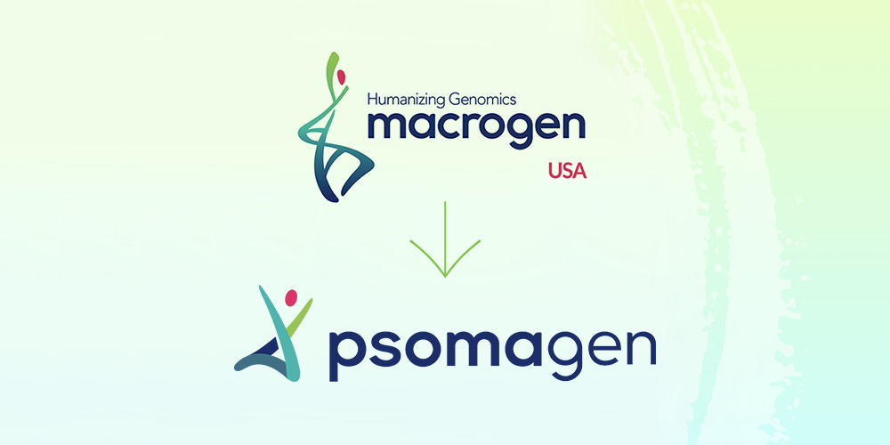 Macrogen USA Announces Name Change to Psomagen Inc.