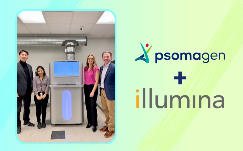psomagen and illumina novaseq x plus